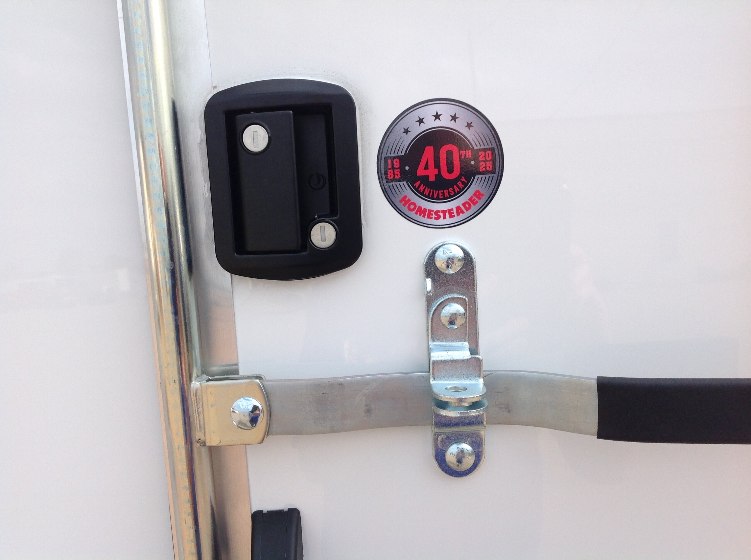 Camper door latch